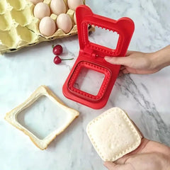 Sandwich Cutter and Sealer, Serrated Design, Makes Pocket Sandwiches Cookie Cutter