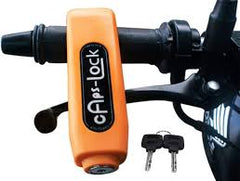 Heavy Duty Bike Brake Lock All Bikes and Scooter bike safety Pad Lock (Multicolor) Pad Lock
