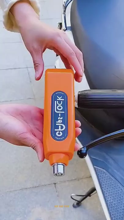 Heavy Duty Bike Brake Lock All Bikes and Scooter bike safety Pad Lock (Multicolor) Pad Lock